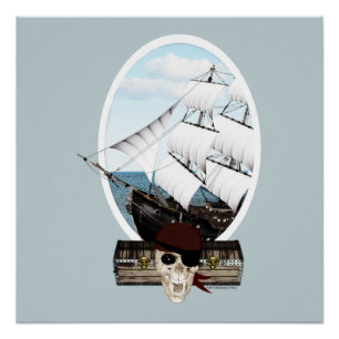 Piratenschiff Poster