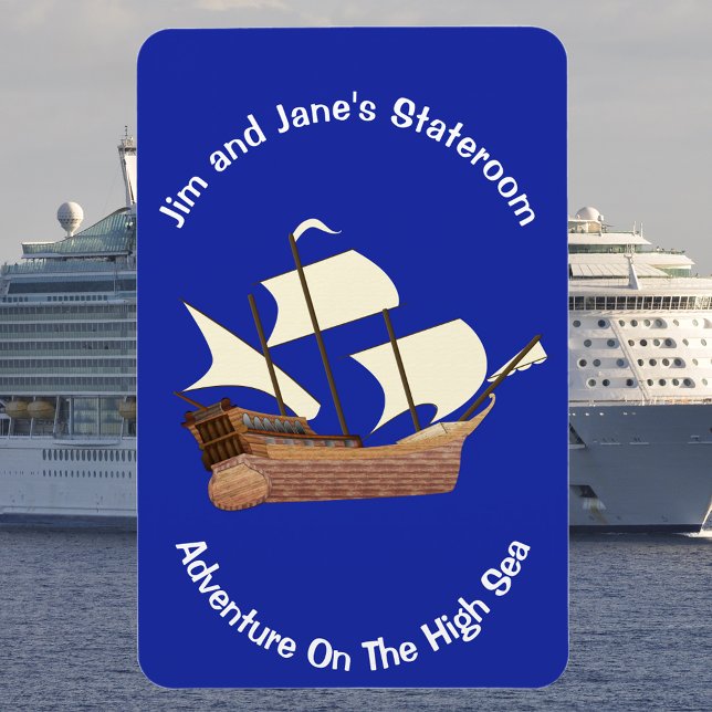 Piratenschiff Stateroom Door Magnet (Von Creator hochgeladen)