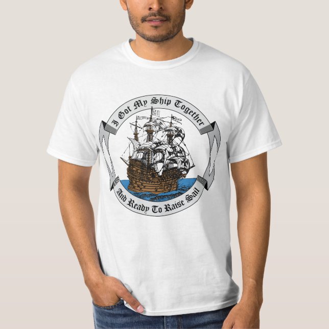 Piratenschiff T-Shirt (Vorderseite)