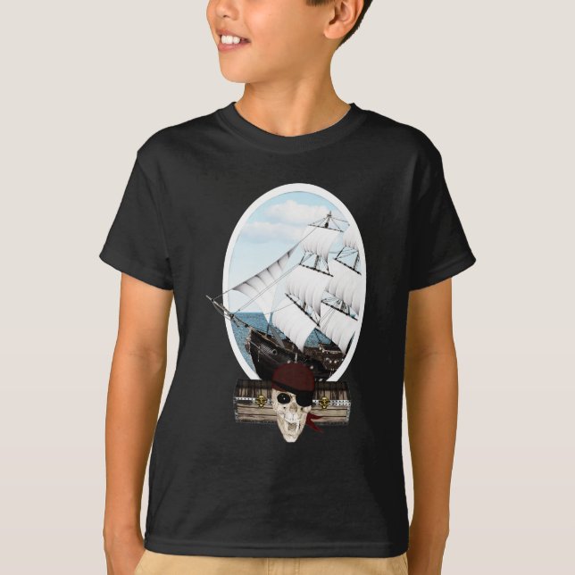 Piratenschiff T-Shirt (Vorderseite)