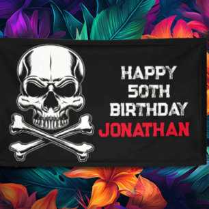 Piratenschiffe Geburtstag Banner