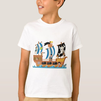 Piratenschiffsseeräuber T-Shirt