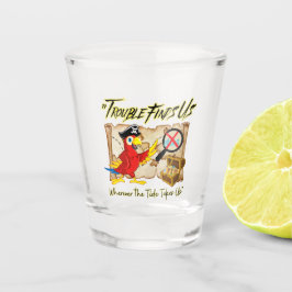 Piratensittich Schnapsglas