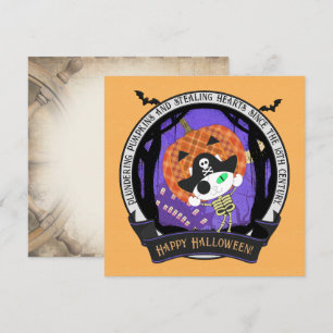 Piratenskelettkatze Einladung
