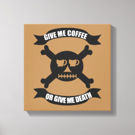 Piratenskur und Crossbones drucken Leinwanddruck