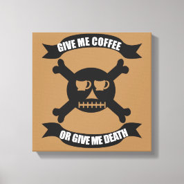 Piratenskur und Crossbones drucken Leinwanddruck