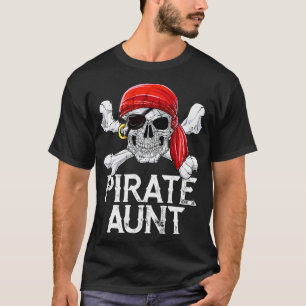 Piratentante T Shirt Piratenflagge Flag Skull Cros