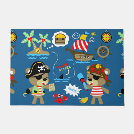 Piratenthema Fußmatte