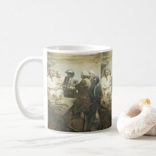 Piratenveteranen beim Vorbereiten einer Meuterei v Kaffeetasse