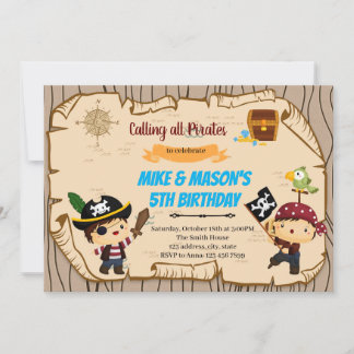 Piratenweine zum Geburtstag Einladung