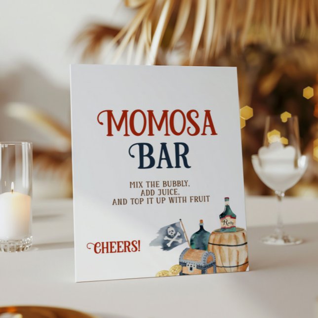 Pirates Baby Shower Momosa Bar Poster (Von Creator hochgeladen)