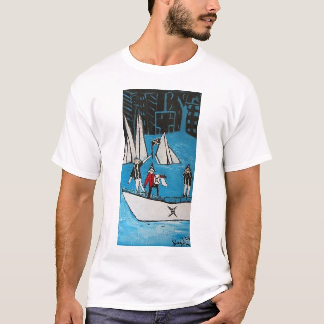 PIRATES-BLUES T-Shirt (Vorderseite)