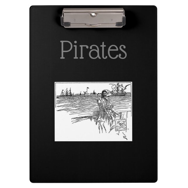 Pirates Clipboard Klemmbrett (Vorderseite)