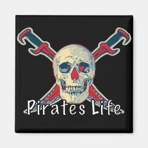 Pirates Life - 2 Zoll Square Magnet 