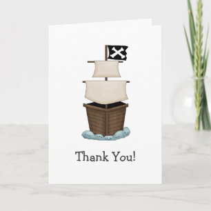 Pirates · Pirate Ship Dankeskarte