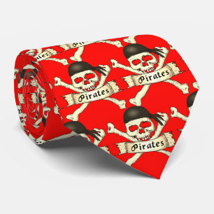 Pirates Team Mascot Football Baseball Cravate spor