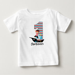 Piratez le premier T-shirt d'anniversaire