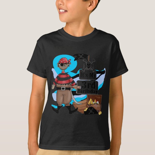 Piratez les 3èmes T-shirts et cadeaux d'anniversai (Devant)