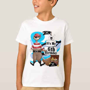 Piratez les 6èmes T-shirts et cadeaux d'anniversai