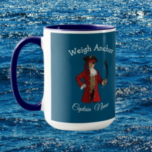 Piratischer nautischer Junge Tasse
