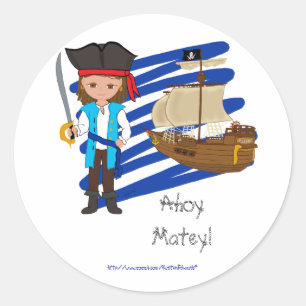 Piratkleber Runder Aufkleber