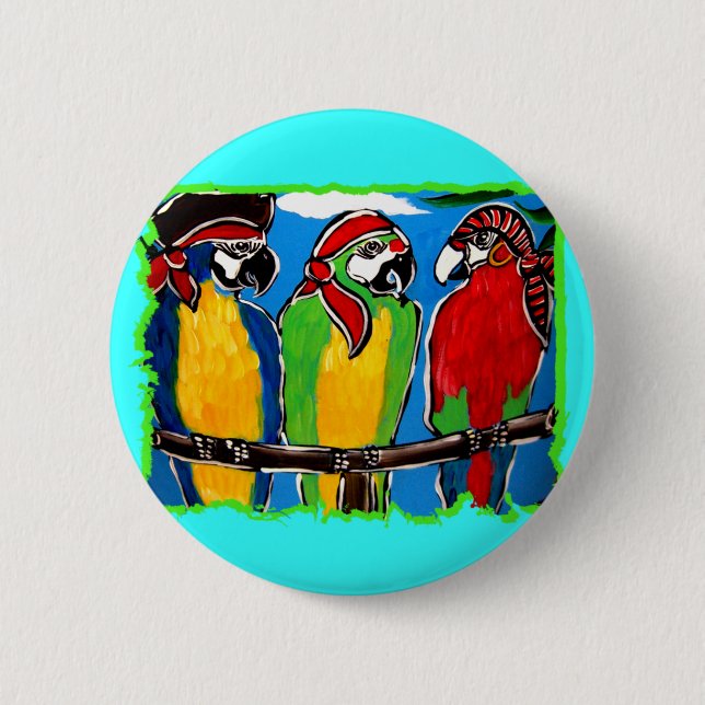 PIRATPARROTEN BUTTON (Vorderseite)