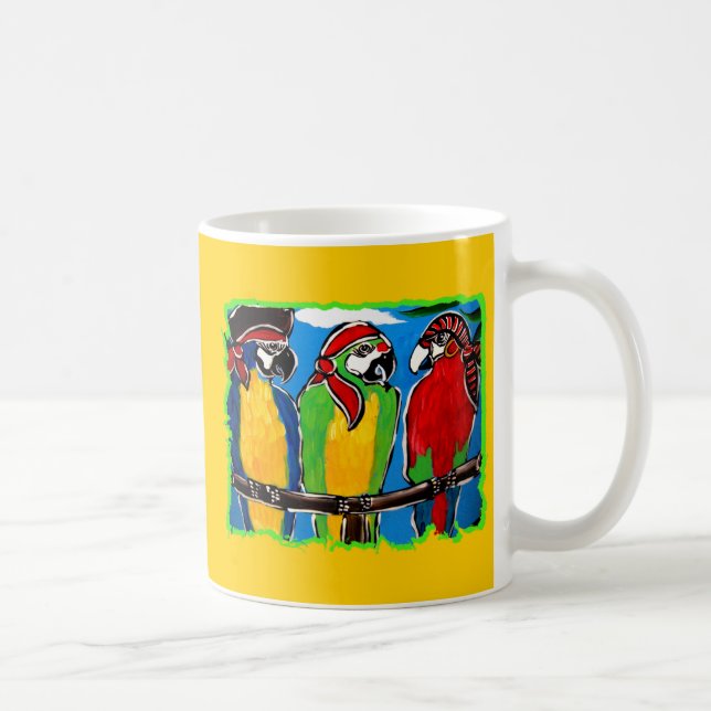 PIRATPARROTEN KAFFEETASSE (Rechts)