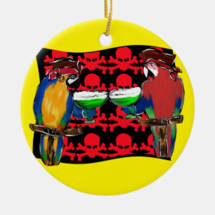 PIRATPARROTEN KERAMIKORNAMENT