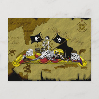 "PIRATWETTBEWERB" POSTKARTE