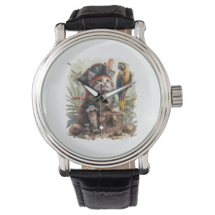 Piratzenkatzenschatz Armbanduhr