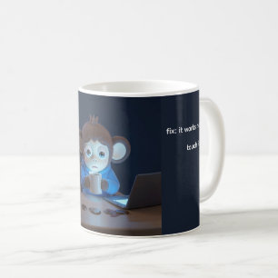 Pire message de commit Mug drôle de programmeur ca