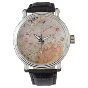piri reis altertümliches Mysterium der Kartengesc Armbanduhr