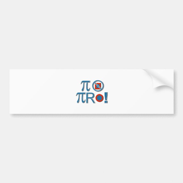 PiRnotSquare Autoaufkleber (Vorne)