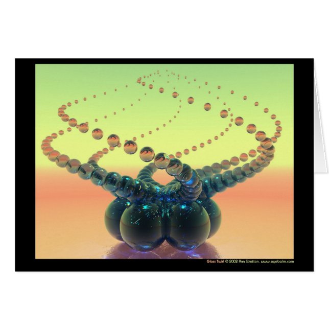 Pirouette en verre (Devant horizontal)