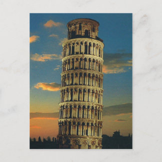 Pisa, der lehnende Turm Postkarte