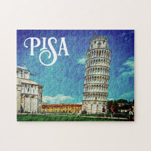 Pisa Italien Europa Paint Colorful