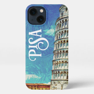Pisa Italien Europa Paint Colorful iPhone Hülle