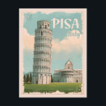 Pisa Italien - Schiefer Turm, Piazza dei Miracoli Postkarte<br><div class="desc">Entdecken Sie Pisa,  Italien mit unseren atemberaubenden Postkarten mit dem ikonischen Schiefen Turm und der Piazza dei Miracoli. Ideal,  um Gruß oder Souvenirs aus Ihrem italienischen Abenteuer zu versenden.</div>