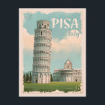 Pisa Italien - Schiefer Turm, Piazza dei Miracoli Postkarte<br><div class="desc">Entdecken Sie Pisa,  Italien mit unseren atemberaubenden Postkarten mit dem ikonischen Schiefen Turm und der Piazza dei Miracoli. Ideal,  um Gruß oder Souvenirs aus Ihrem italienischen Abenteuer zu versenden.</div>