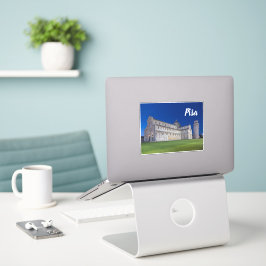Pisa Leaning Tower Night Panorama Italien Geschenk Aufkleber