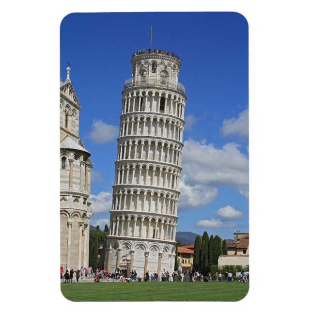 Pisa-Leuchtturm Magnet (Vertikal)