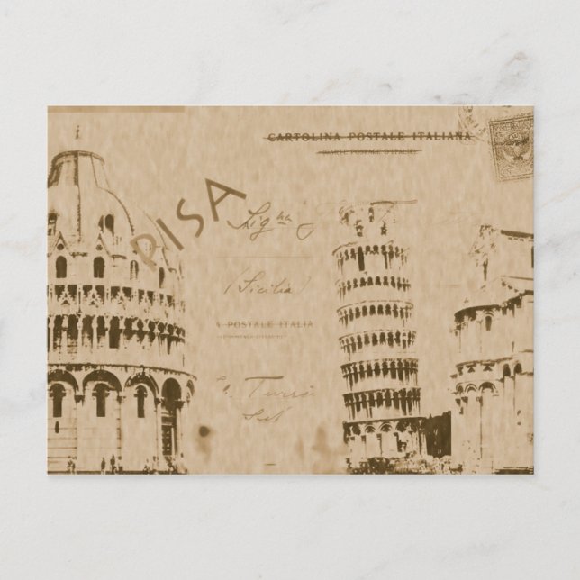 Pisa-Postkarte Postkarte (Vorderseite)