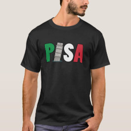 Pisa-Schießturm in Italien T-Shirt