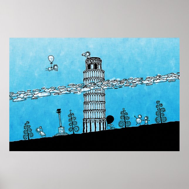 Pisa Tower Poster (Vorne)