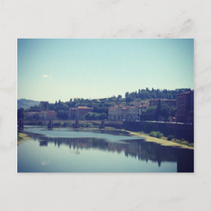 Pisa und der Fluss Postkarte