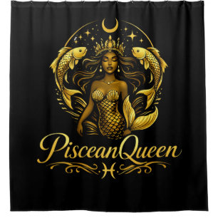 Piscean Queen Duschvorhang