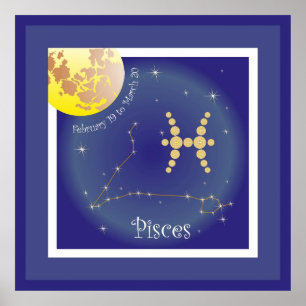 Pisces 19 to March 20 Poster