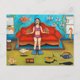 Pisces #3 postkarte
