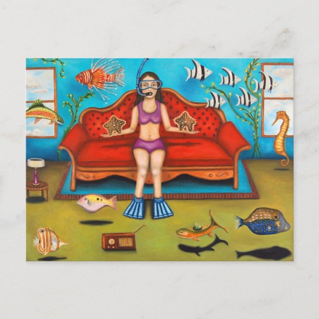 Pisces #3 postkarte (Vorderseite)