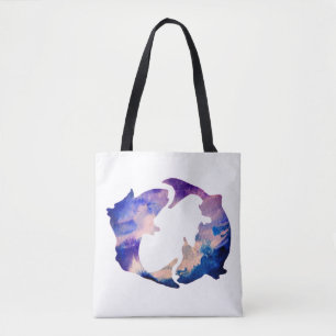 Pisces Astrologie-Zeichen Tasche